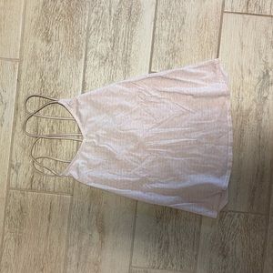 Lululemon pink strappy tank